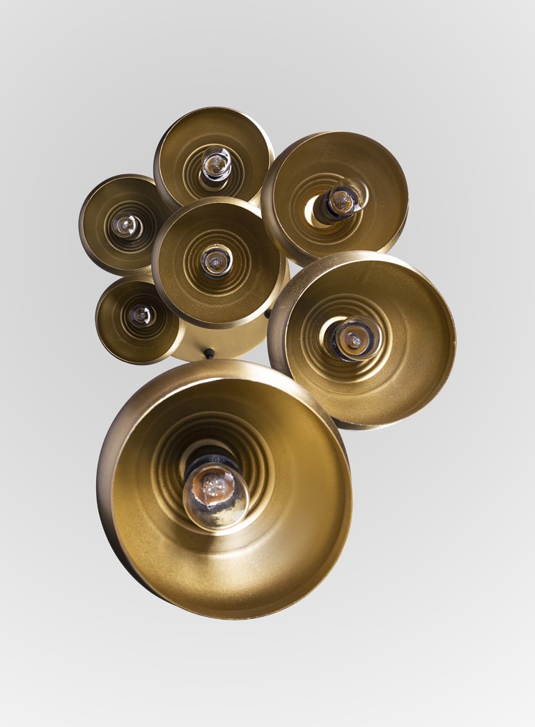 نجفة مولاي ٧ قطع - ذهبي