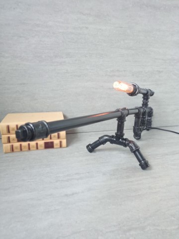 اباجورة شكل بندقية - أسود