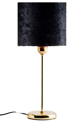 اباجورة تافولو ذهبي - شابوه أسود