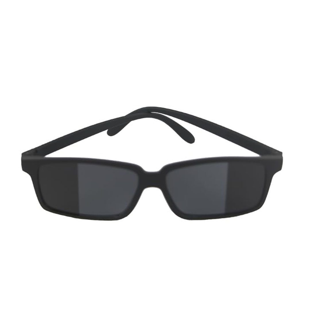 نظارة شمسية ذكية للرؤية الخلفية - أسود