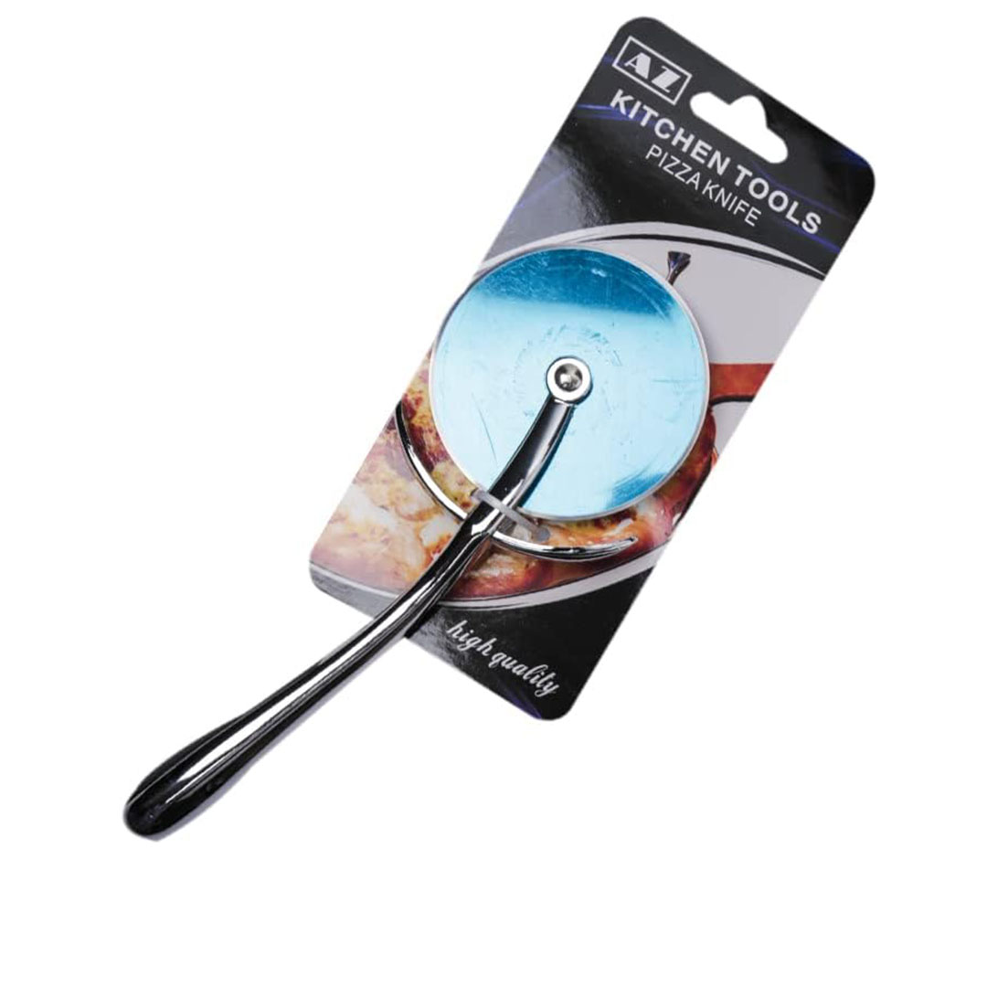 قطاعة بيتزا - ستانلس ستيل - فضي