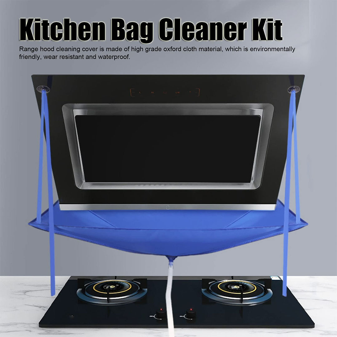 غطاء لسهولة تنظيف شفاط المطبخ - أزرق