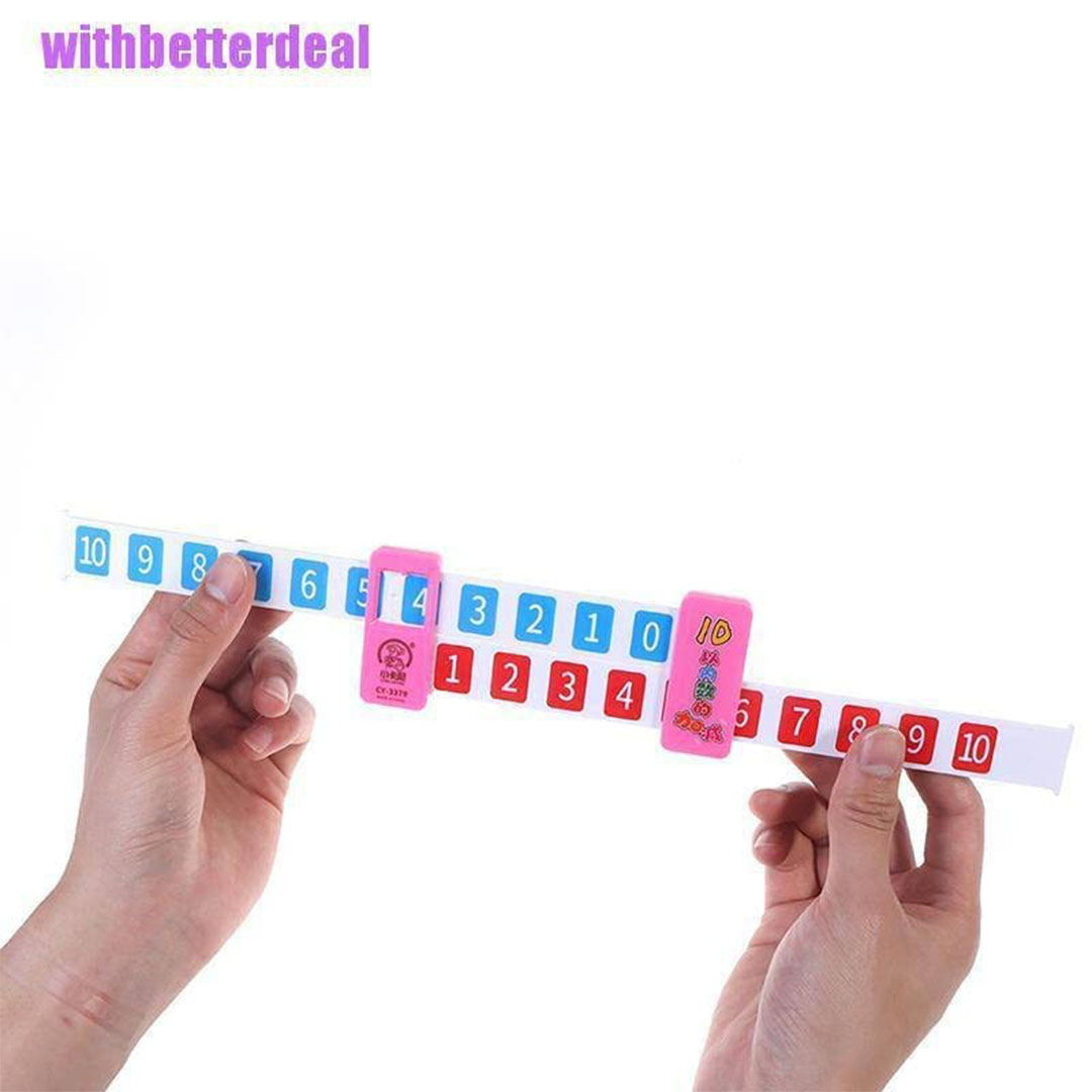 مسطرة تعليمية للاطفال - بلاستيك - متعددة الالوان