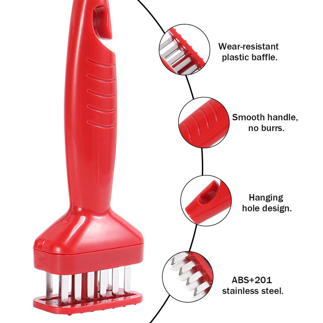 مطرقة لحوم مع غطاء - بلاستيك - متعددة الالوان