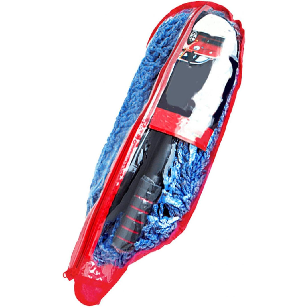 فرشة تنظيف السيارة - أزرق/أسود