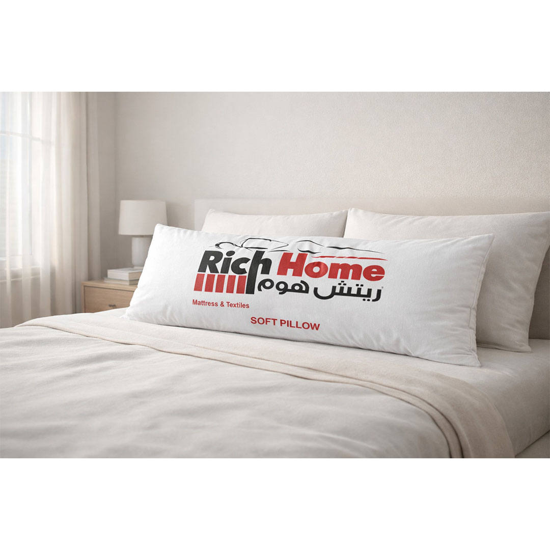 مخده فايبر هولو فيرجن من ريتش هوم - 40*160 سم