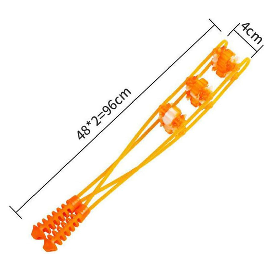 أداة تدليك الظهر المحمولة باليد - برتقالي