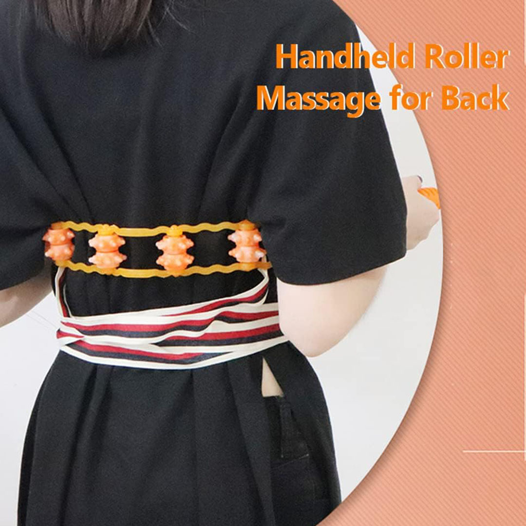 أداة تدليك الظهر المحمولة باليد - برتقالي