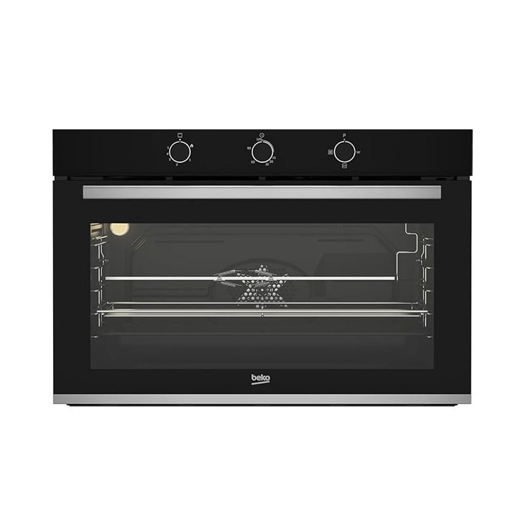 فرن غاز بيكو بلت إن بشواية - 90 سم - 96 لتر - أسود - BBWHT12106BS