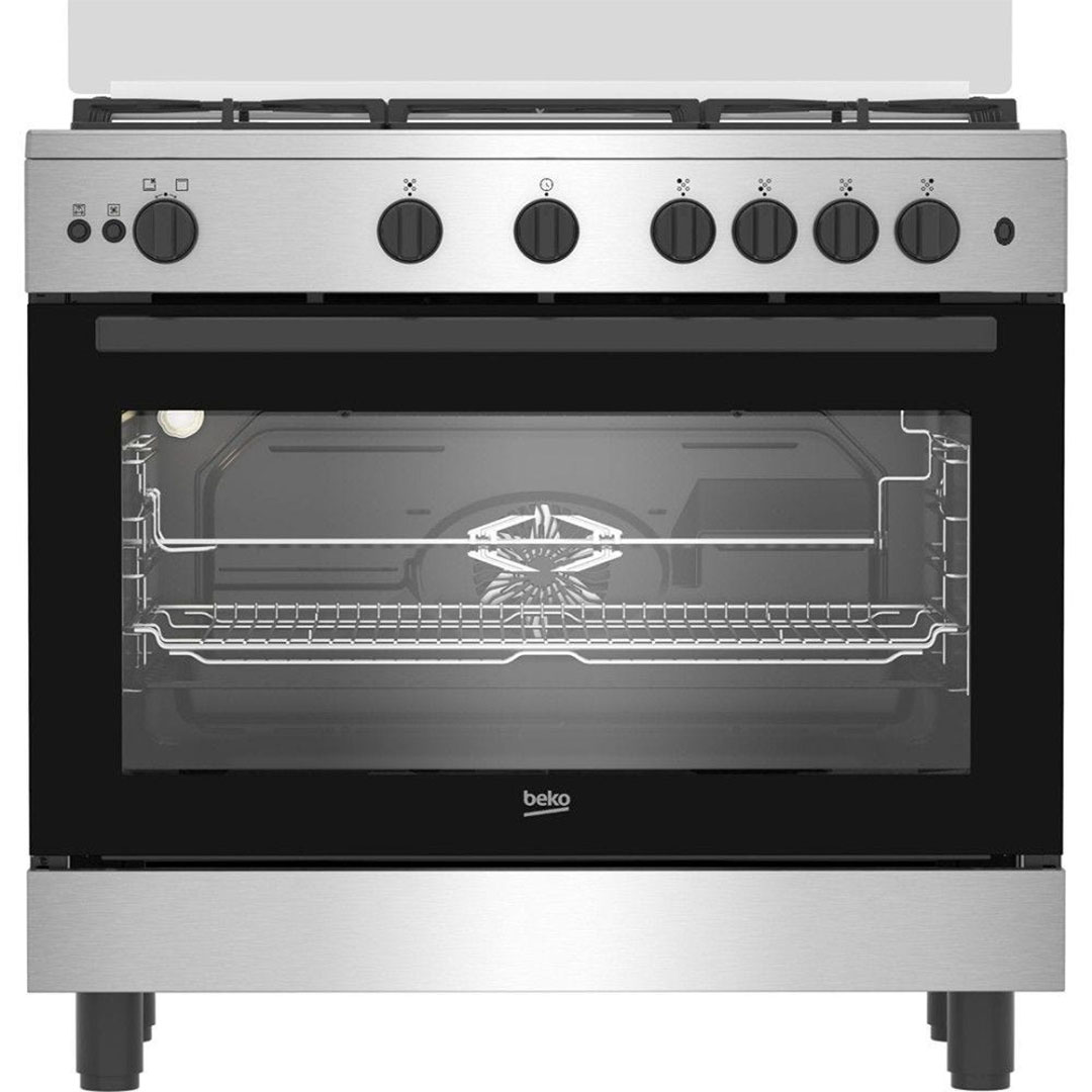 بوتجاز غاز بيكو 5 شعلة - 90 سم - ستانلس ستيل - BGGR 11125 GB