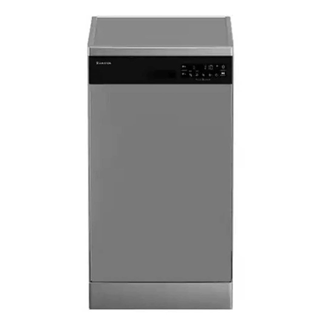 غسالة أطباق اريستون - 60 سم ، 15 فرد / 8 برامج - شاشة ديجيتال تعمل باللمس - ماتور انفرتر - سيلفر - DFN856XQ