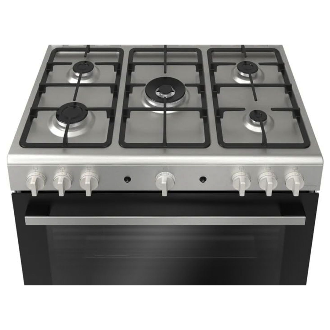 بوتجاز بوش غاز بفرن وشواية سيريز 2 - 90 سم - 5 شعلة - HGV1F8Y50S