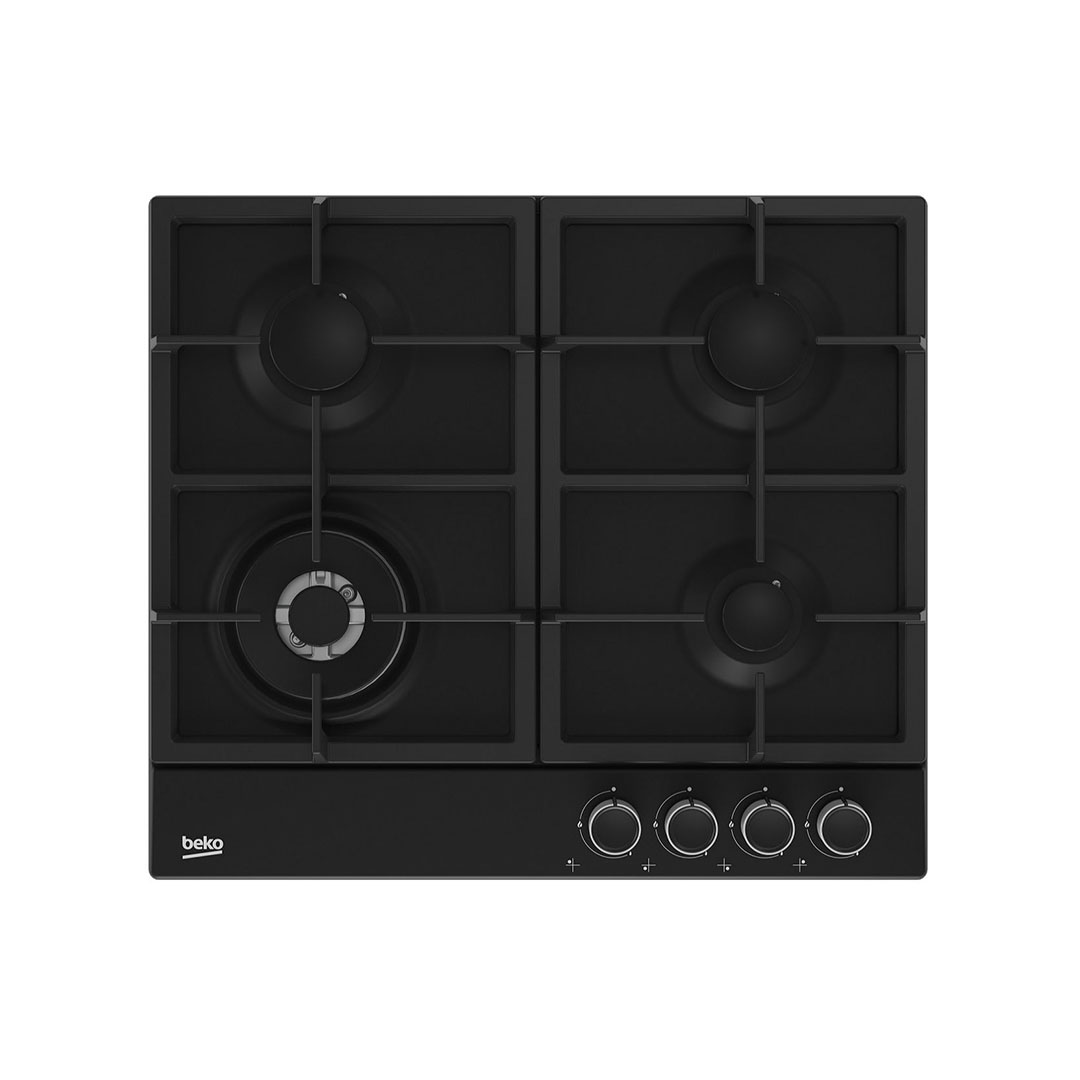 بوتاجاز بيلت إن غاز بيكو - 60 سم - 4 شعلات - أسود - HIAW 64225 BX