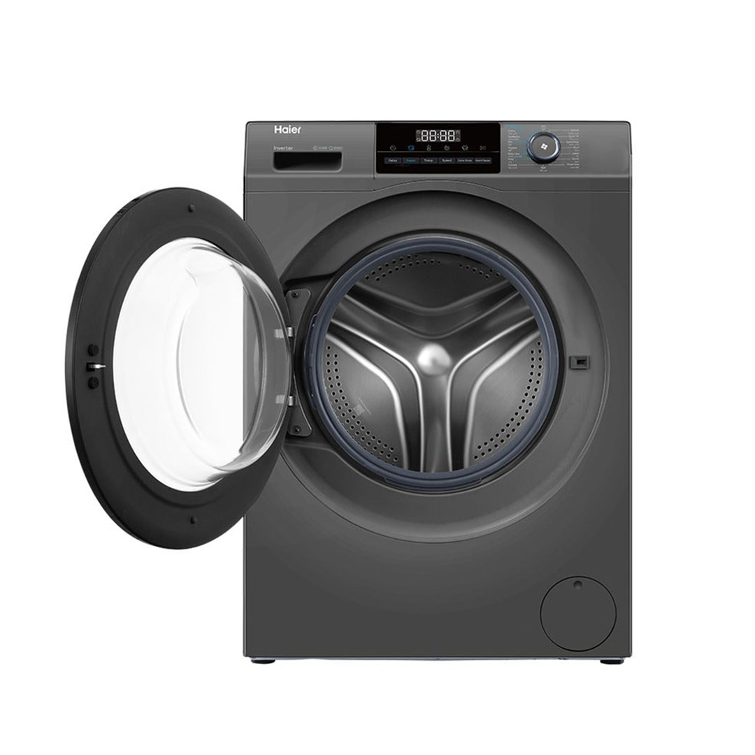 هاير غسالة ملابس - 9 كجم - 1400 لفة - انفرتر - فضي - HW90-BP14929AS6