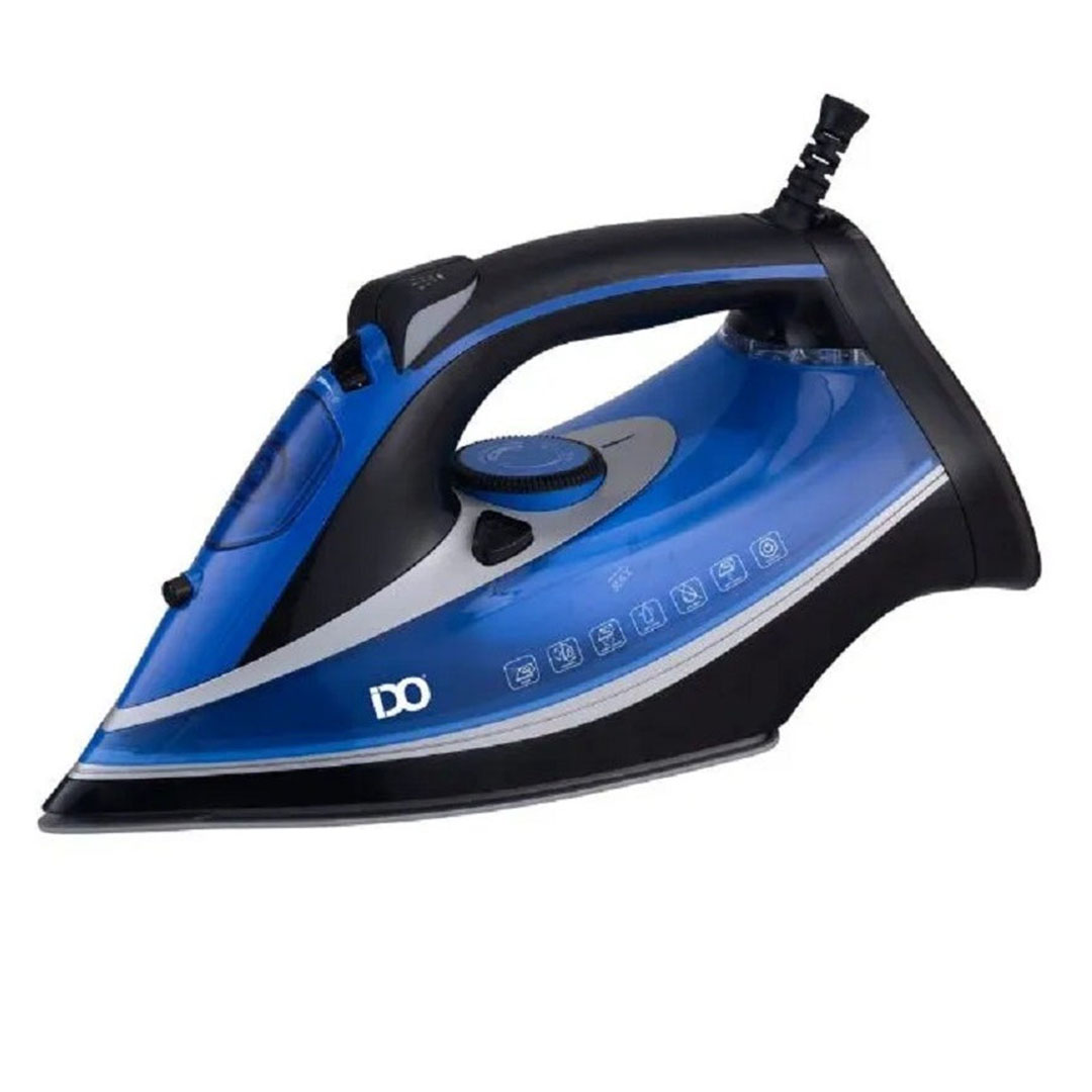 مكواة ملابس بخار ايدو - 2800 وات - اسود/ازرق - SI2800-BBK