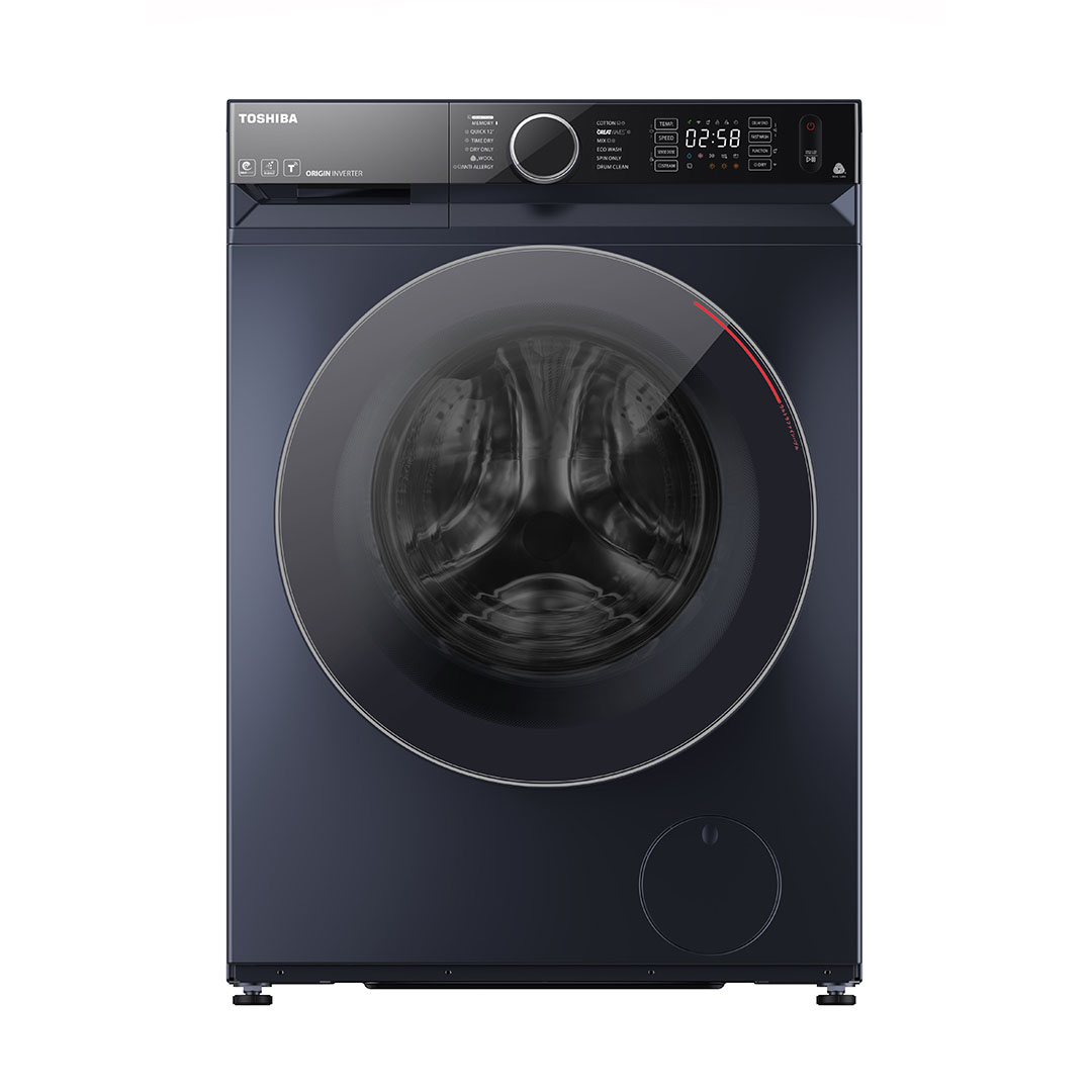 غسالة ملابس ميديا 9 كجم + مجفف 6 كجم انفرتر بخار واي فاي - رمادي - TWD-BM100GF4EG(MK)