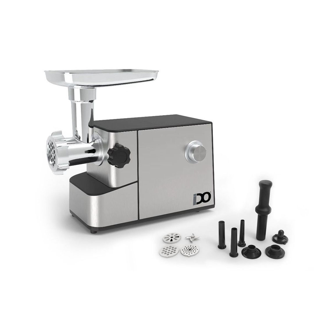 مفرمة لحوم كهرباء IDO - 1500 وات - فضي - MG1500-SV