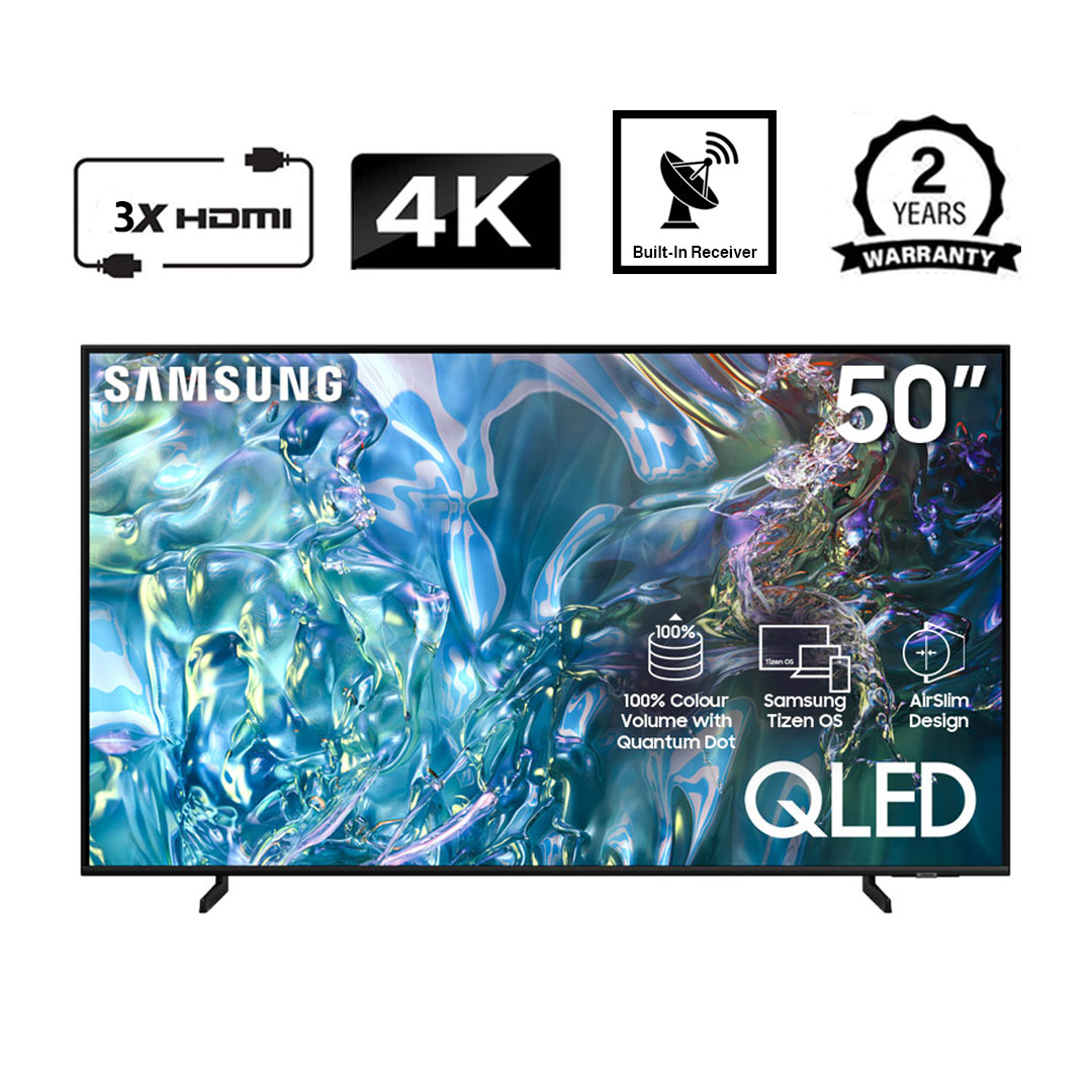 سامسونج 50 بوصة Q60 2024 QLED Tizen OS تلفزيون سمارت - QA50Q60DAUXEG