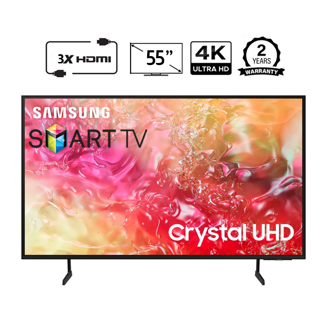 تليفزيون سامسونج سمارت - 55 بوصة كريستال 4K UHD Tizen OS - UA55DU7000UXEG