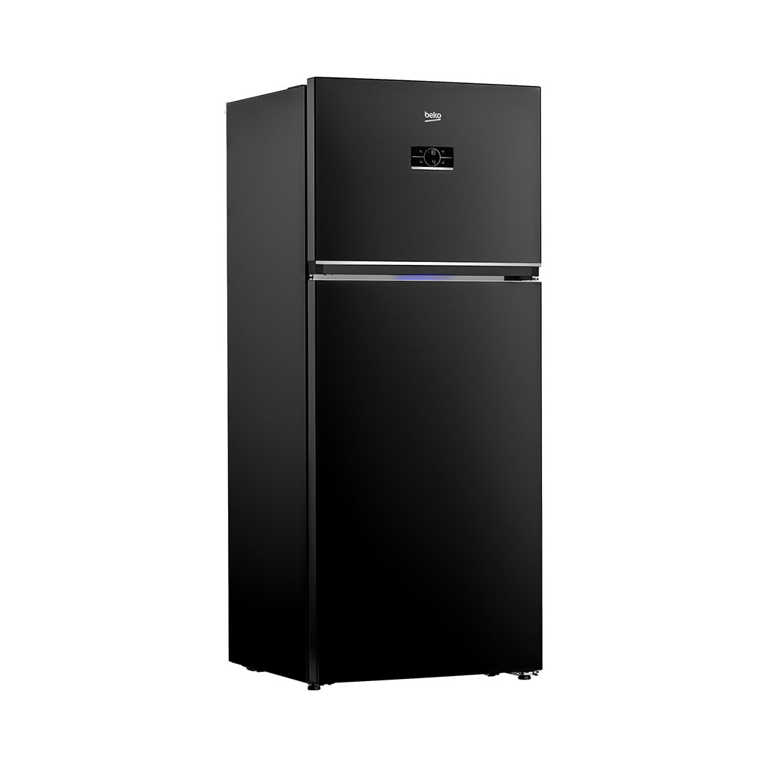 ثلاجه 2 باب بيكو 590 لتر نوفروست - شاشة ديجيتال - انفرت - أسود - B3RDNE590ZB