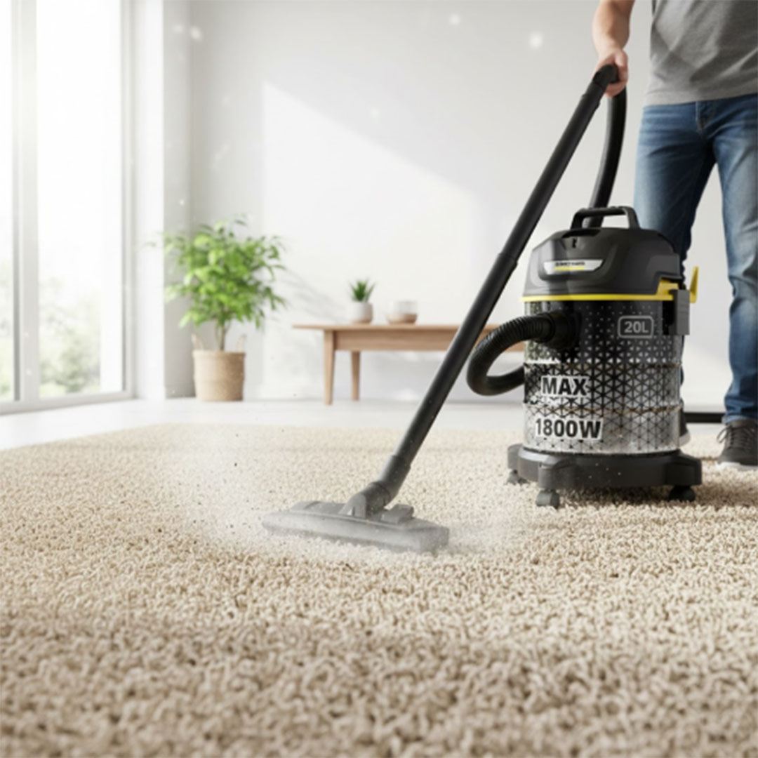 DVAC 1800 مكنسة كهربائية من كارشر - 1800 وات - أصفر/أسود