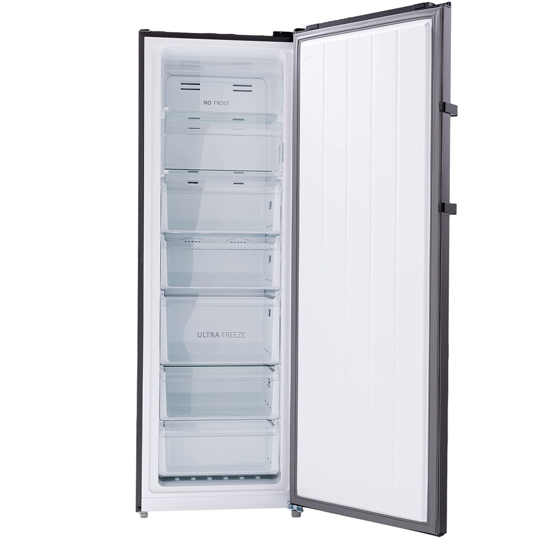 ديب فريزر توشيبا نوفروست ديجتال - 7 درج - رمادي - GR-RU312WE-DMN(06)