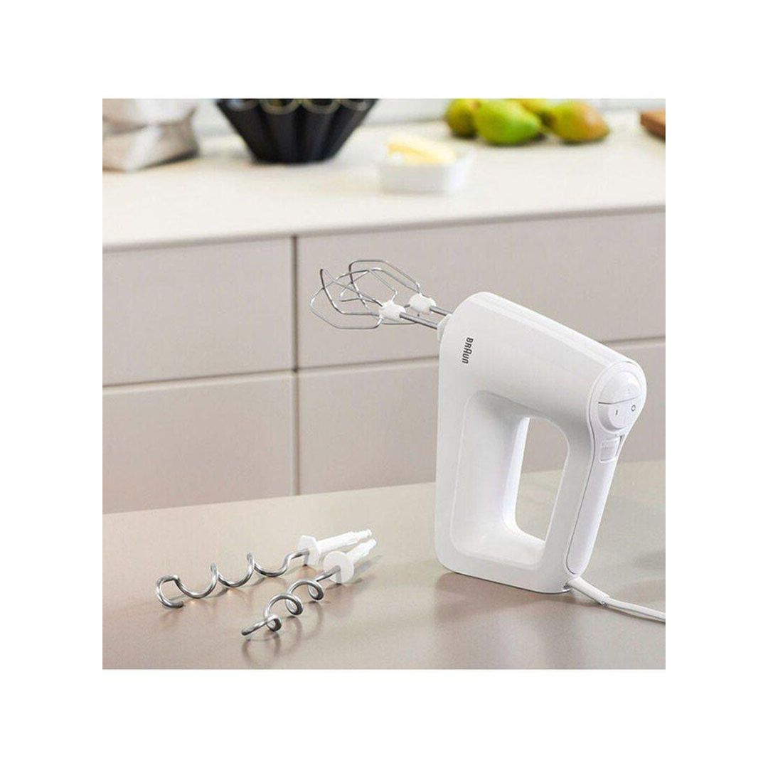 مضرب يدوي براون - 450 وات - أبيض - HM3000