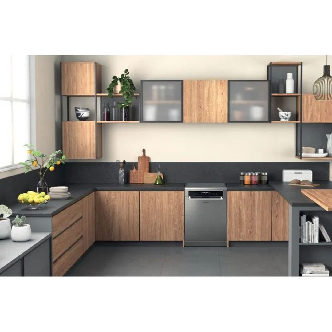 اريستون غسالة اطباق ديجيتال - 15 فرد - 10 برامج - انفرتر - فضي - LFP 5P31 WLT X