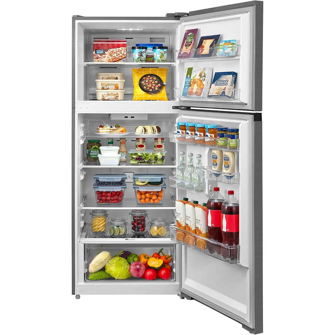 ثلاجة نوفروست ميديا - 411 لتر - فضي - DRT580MTN46