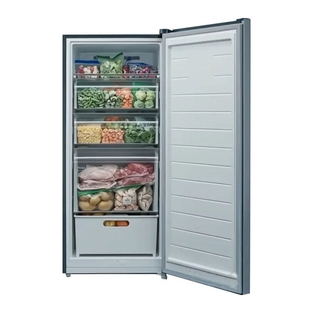 فريزر ميديا رأسي 174 لتر ديجيتال نوفروست - فضي - MDRU255FEN50