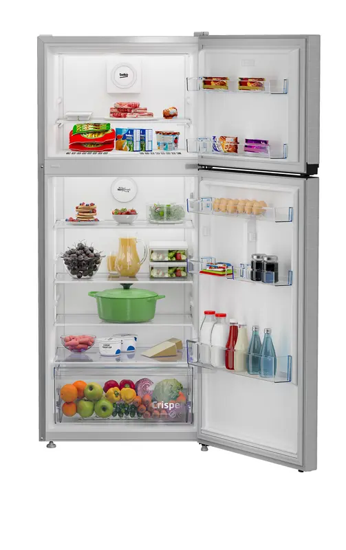 ثلاجة بيكو نوفروست - 455 لتر - فضي - RDNE455MK