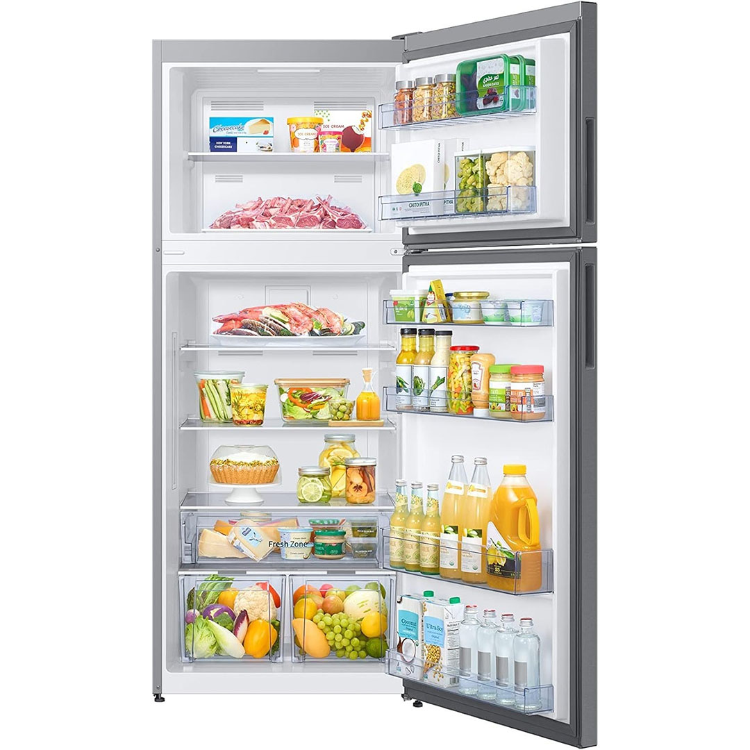 ثلاجة سامسونج - 396 لتر - 2 باب - انفرتر - سيلفر - RT40A3010SA/MR