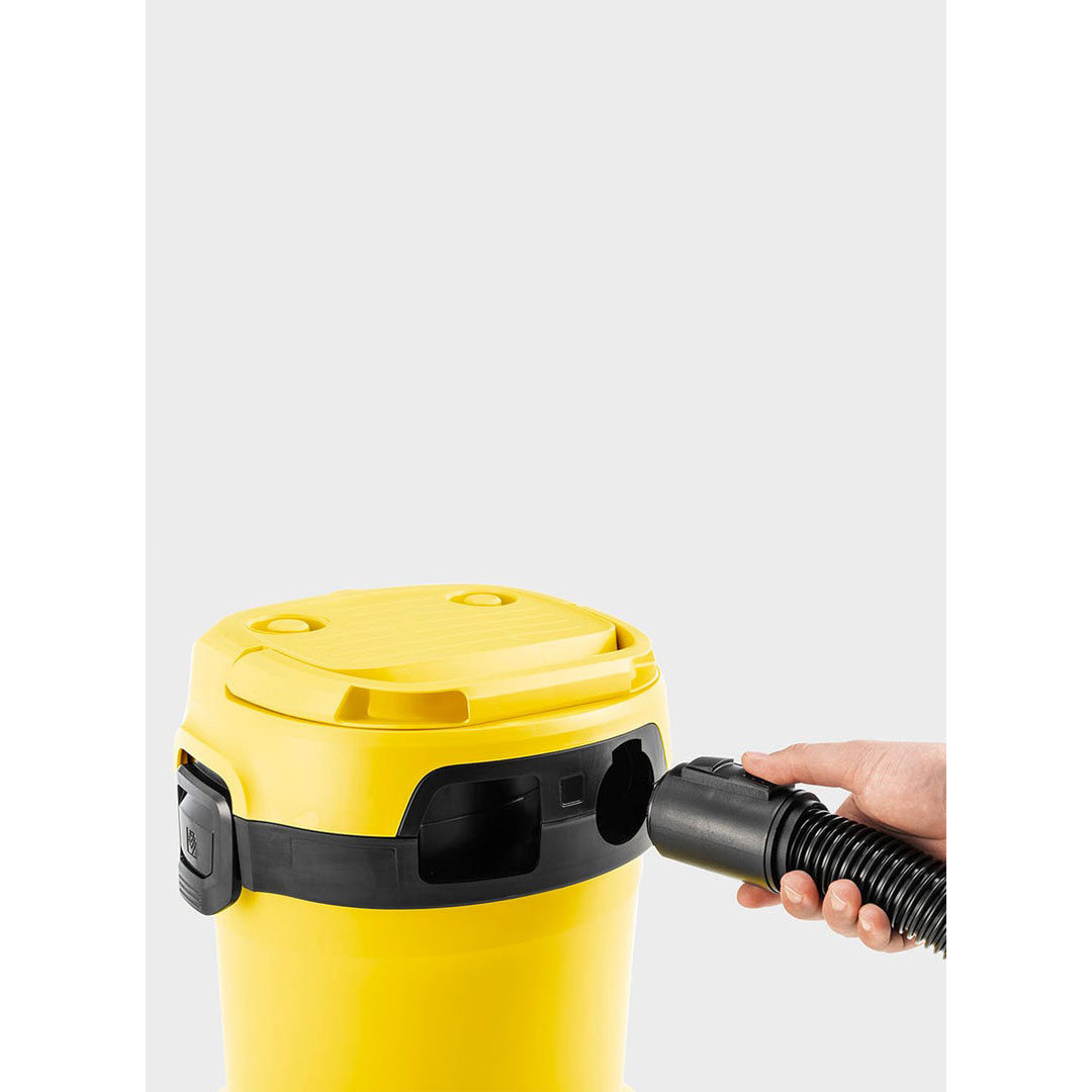 مكنسة كارشر كهربائية BC-WD2 Plus للأتربة والسوائل - 12 لتر - 1000 واط