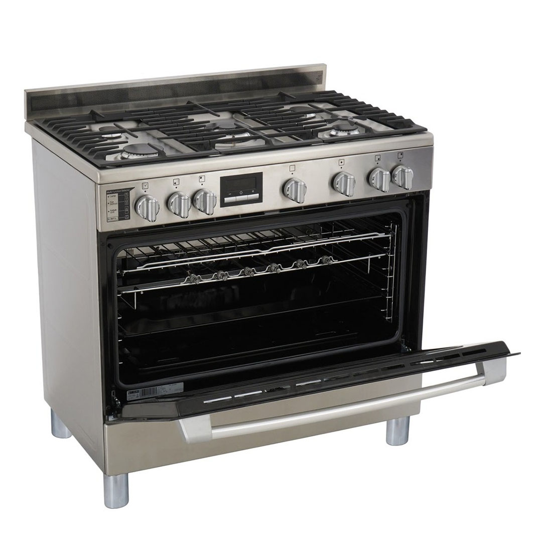 بوتاجاز زانوسي - 90 سم - 5 شعلات - فضي - ZCG97326XA