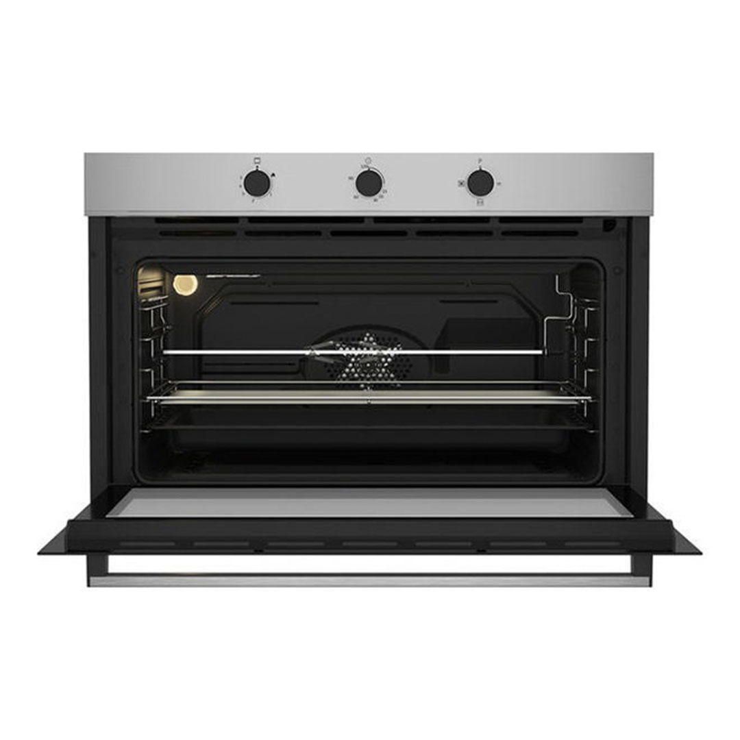 فرن غاز من بيكو بلت إن - 96 لتر - 90 سم - فضي/أسود - BBWHT12104XS