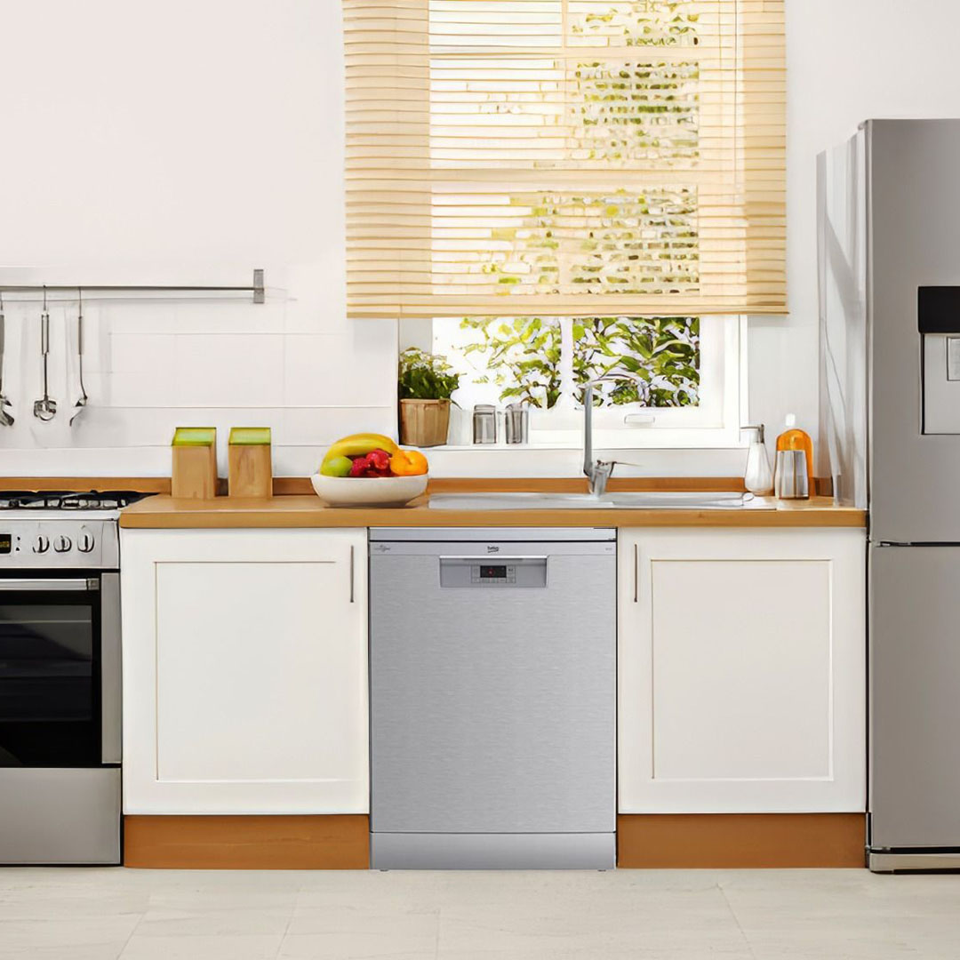 غسالة أطباق بيكو - 14 فرد- فضي - BDFN15421S