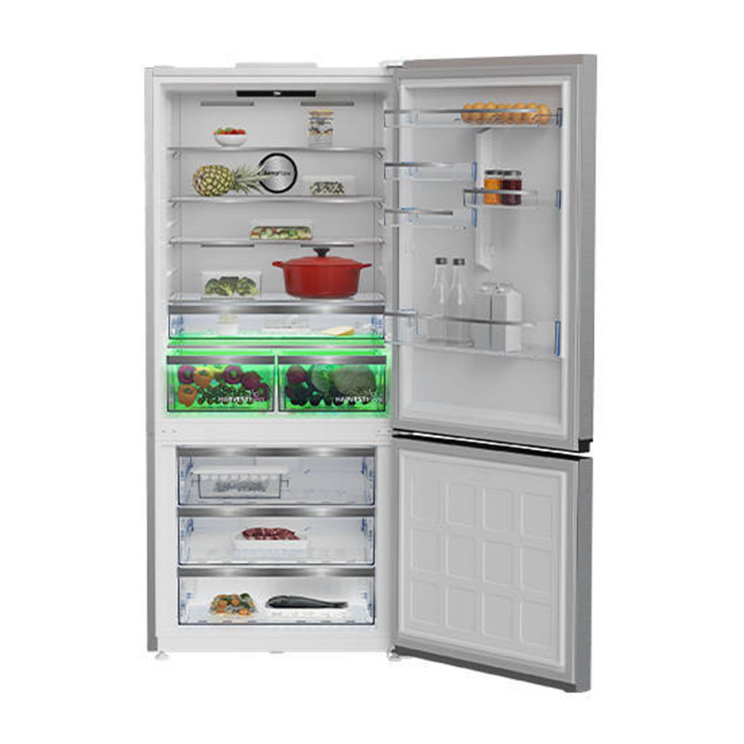 ثلاجة بيكو - 570 لتر - نوفروست انفرتر - فضي - RCNE690E20DZXP