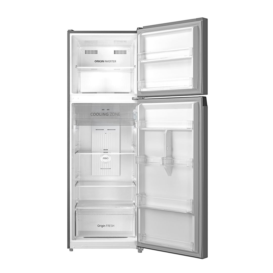 توشيبا ثلاجة - 338 لتر - تروبيكال انفرتر - فضي استانلس - GR-RT468WE-PMN(57)