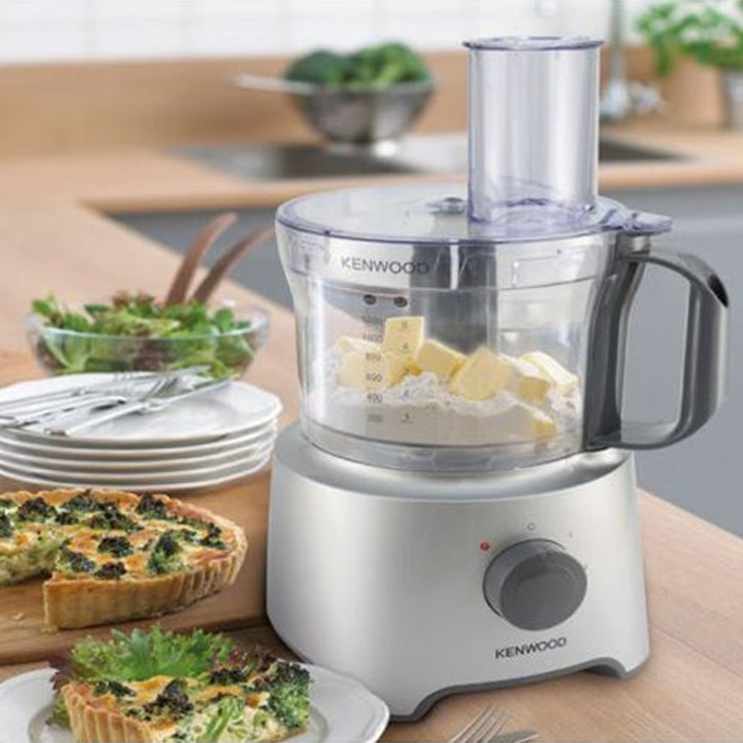 محضر طعام كينوود - 800 وات - 1.2 لتر - فضي - FDP301SI