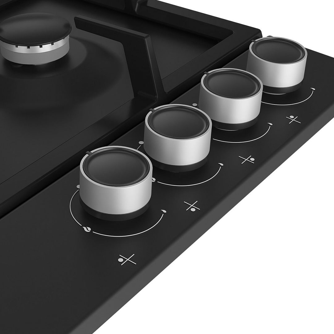 بوتاجاز بيلت إن غاز بيكو - 60 سم - 4 شعلات - أسود - HIAW 64225 BX