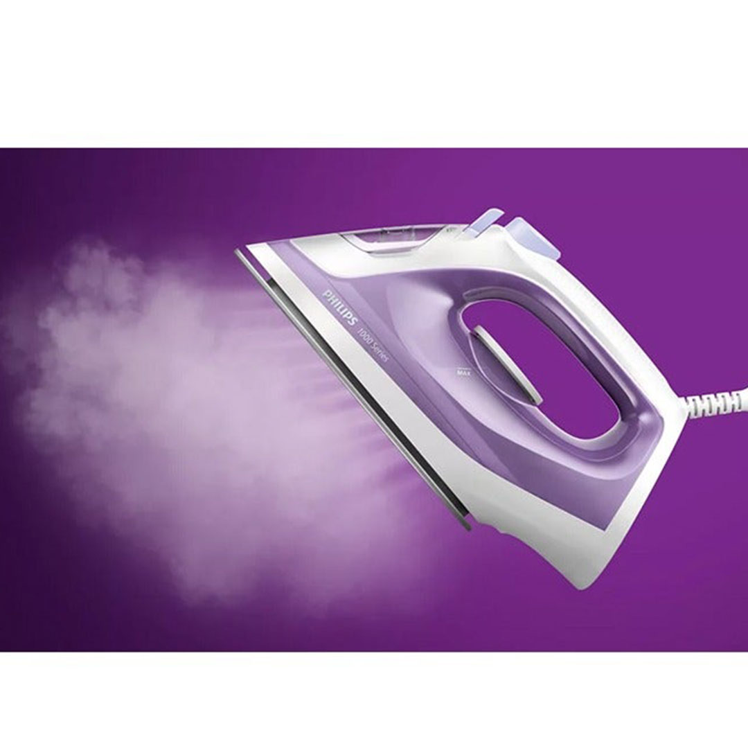 مكواة بخار فيليبس - 1800 وات - 250 مللي - بنفسجي/أبيض - DST1020/36