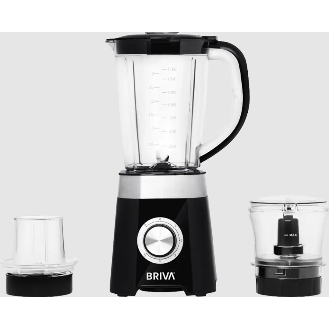 خلاط كهربائي بريفا B500 - 500 وات - 1.5 لتر - أسود