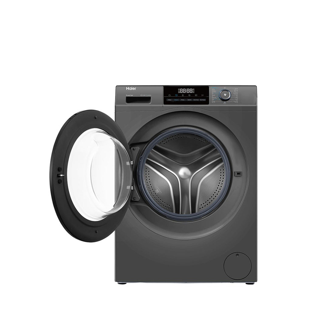 هاير غسالة ملابس - 9 كجم - 1400 لفة - انفرتر - فضي - HW90-BP14929AS6