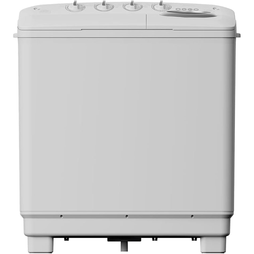 MTE02W100/W غسالة حوضين من ميديا – 10 كيلو – أبيض