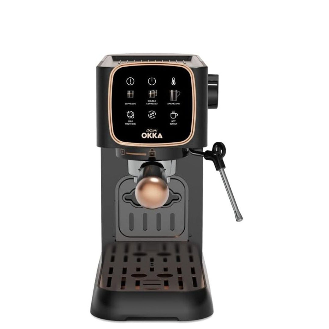 OK0034-0400 ماكينة إسبرسو سولو من أرزوم اوكا - 1628 وات - أسود/نحاسي