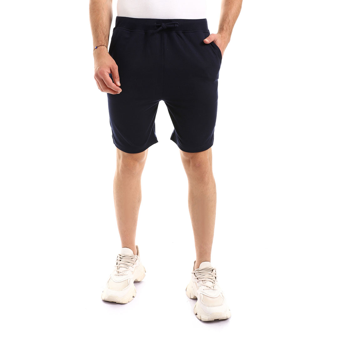 3711 شورت كاجوال رجالي - كحلي