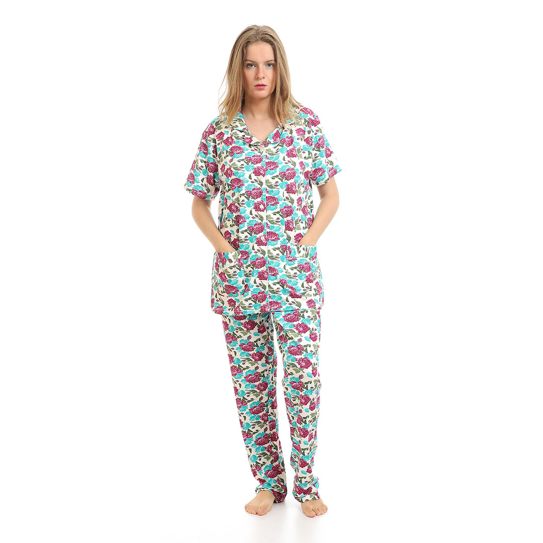 4558 بيجامة قطن حريمي