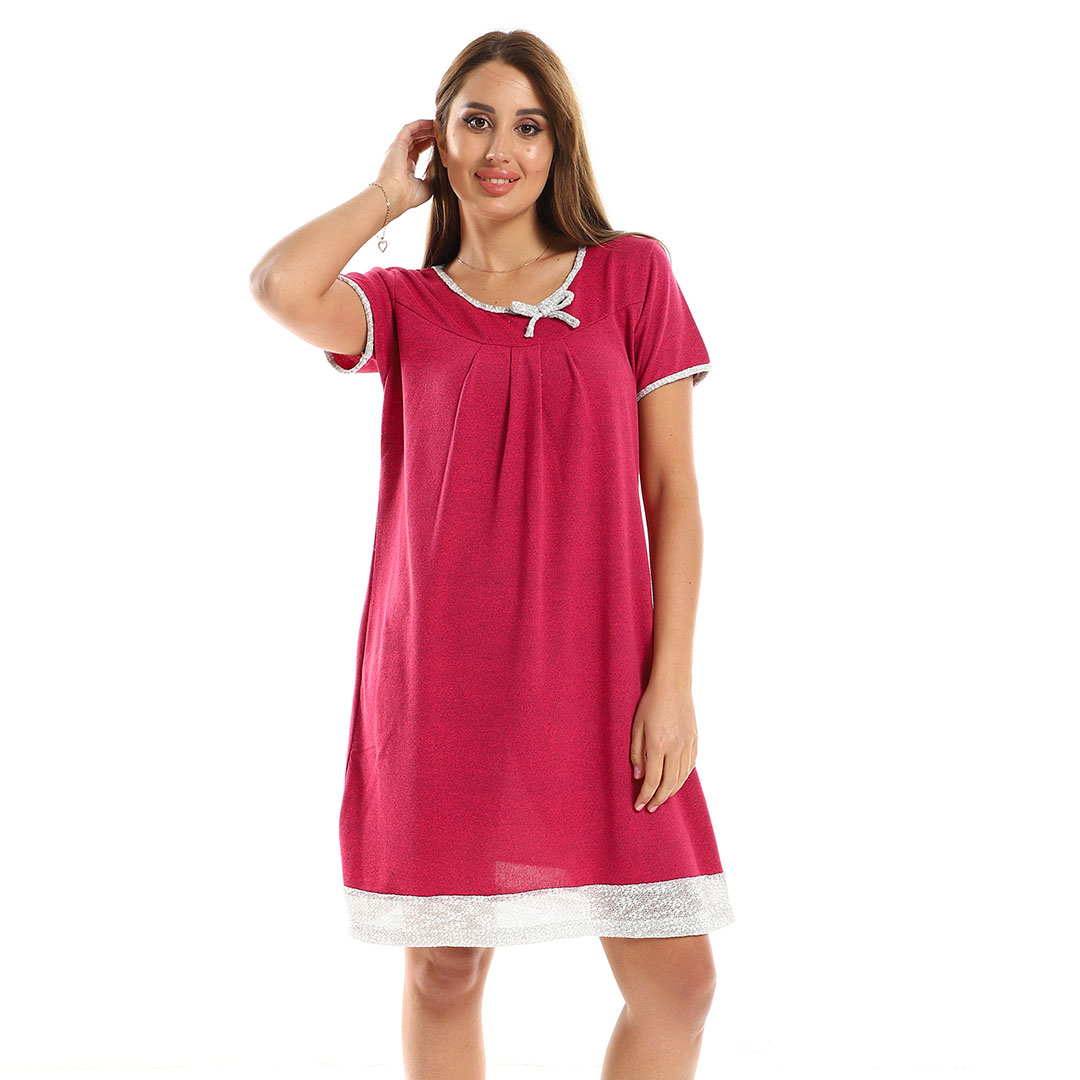 قميص نوم قصير حريمي نص كم