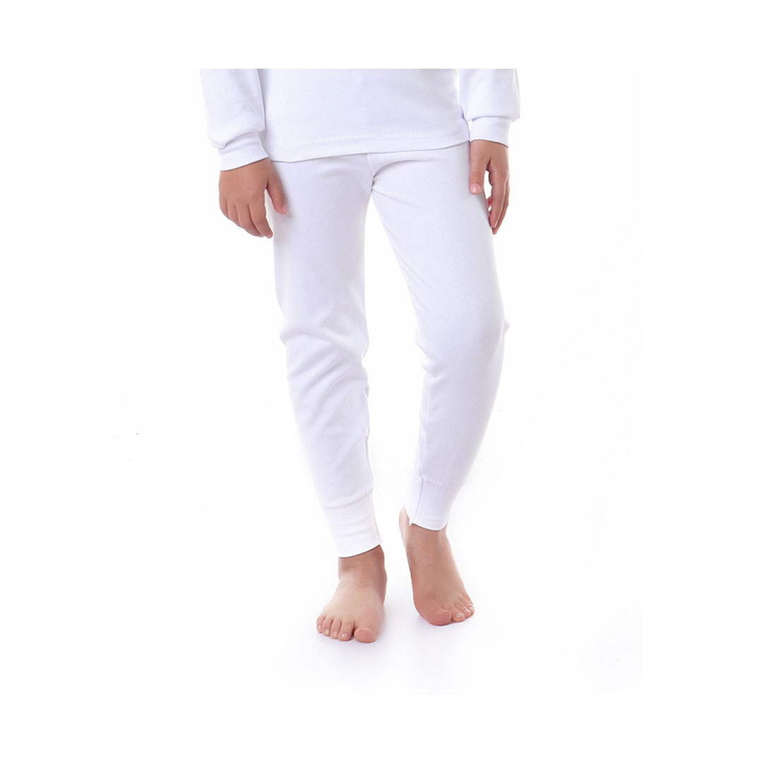 كلسون للأولاد - أبيض