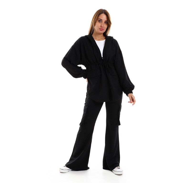 طقم بنطلون وكارديجان بجيوب